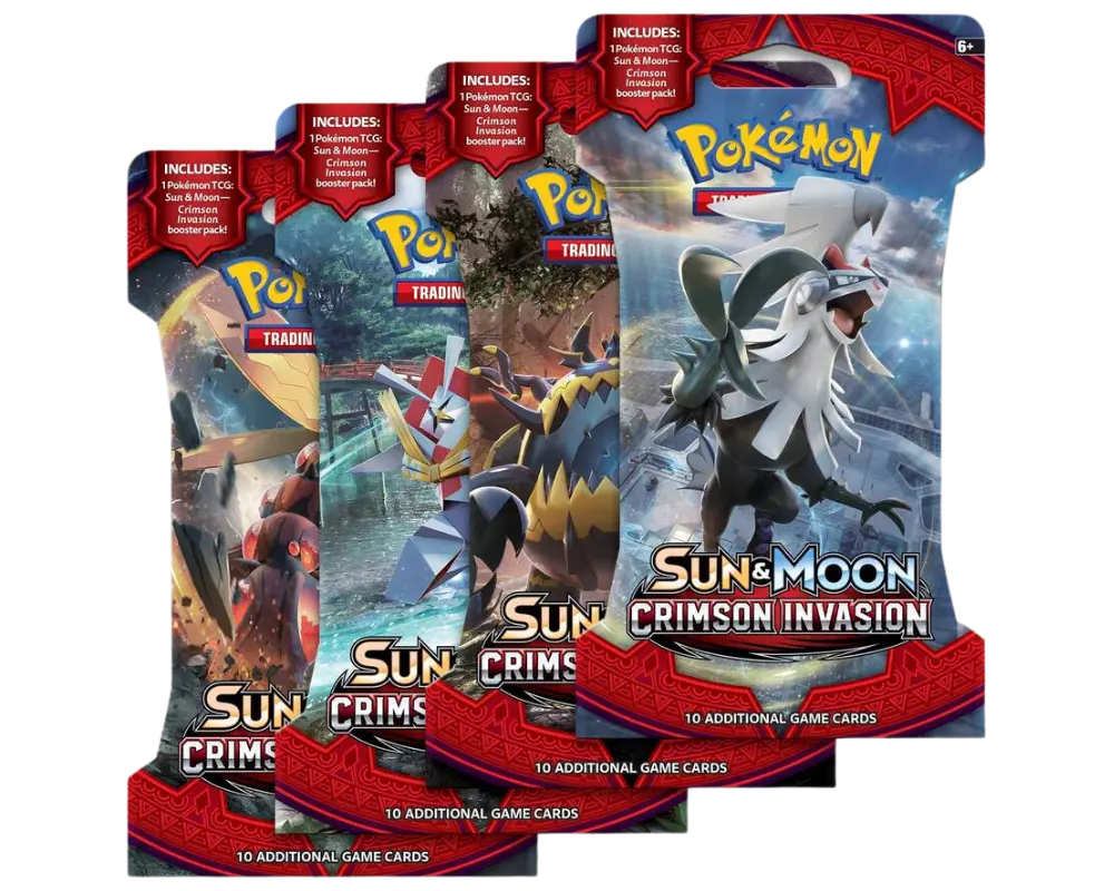 Crimson Invasion: Sleeved Booster Pack Art Set