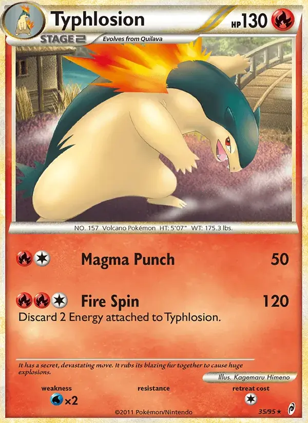 Typhlosion - 35/106 - L'appel des Légendes