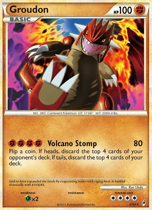 Groudon - 6/106 - L'appel des Légendes