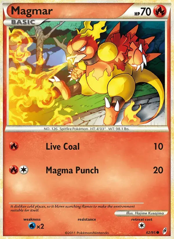 Magmar - 62/106 - L'appel des Légendes