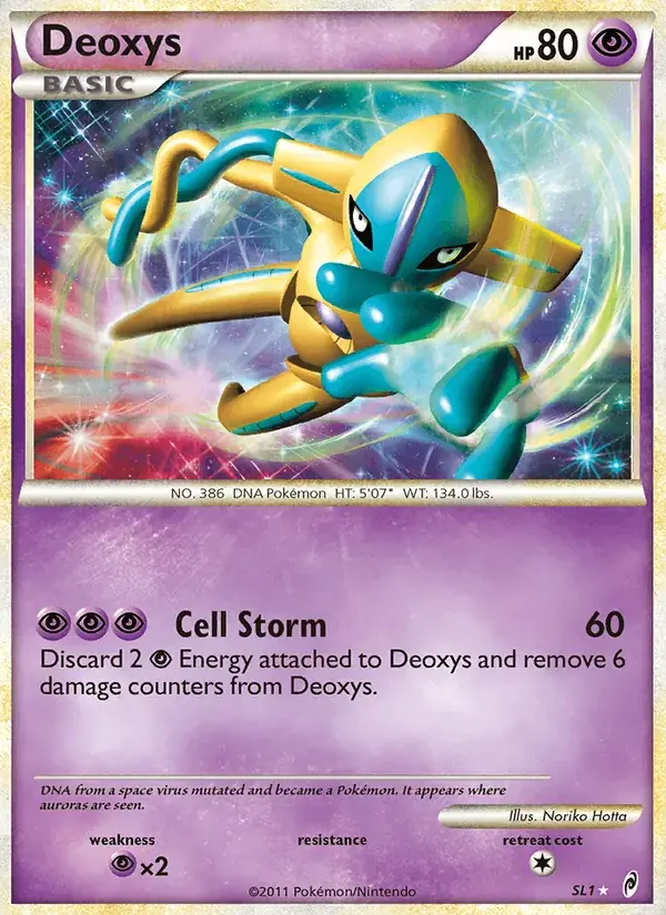 Deoxys - SL1/106 - L'appel des Légendes