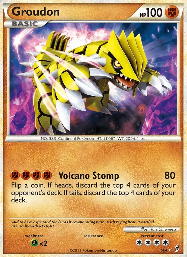 Groudon - SL4/106 - L'appel des Légendes