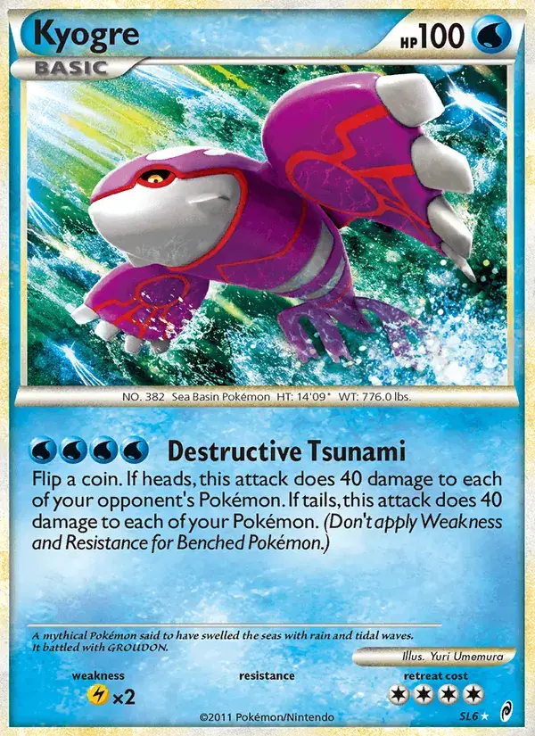 Kyogre - SL6/106 - L'appel des Légendes