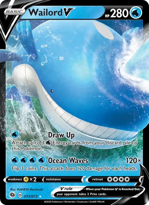 Wailord V - 13/80 - Champion's Path