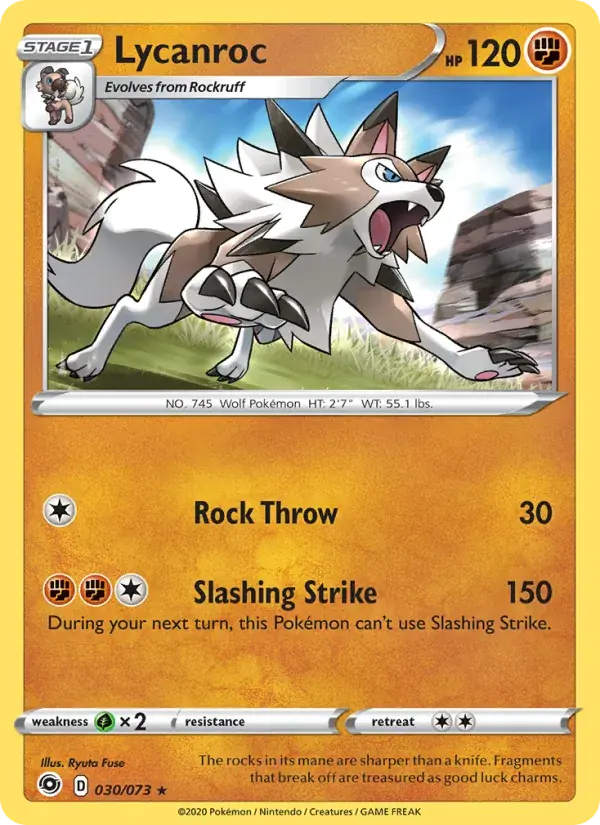 Lycanroc - 30/80 - Champion's Path