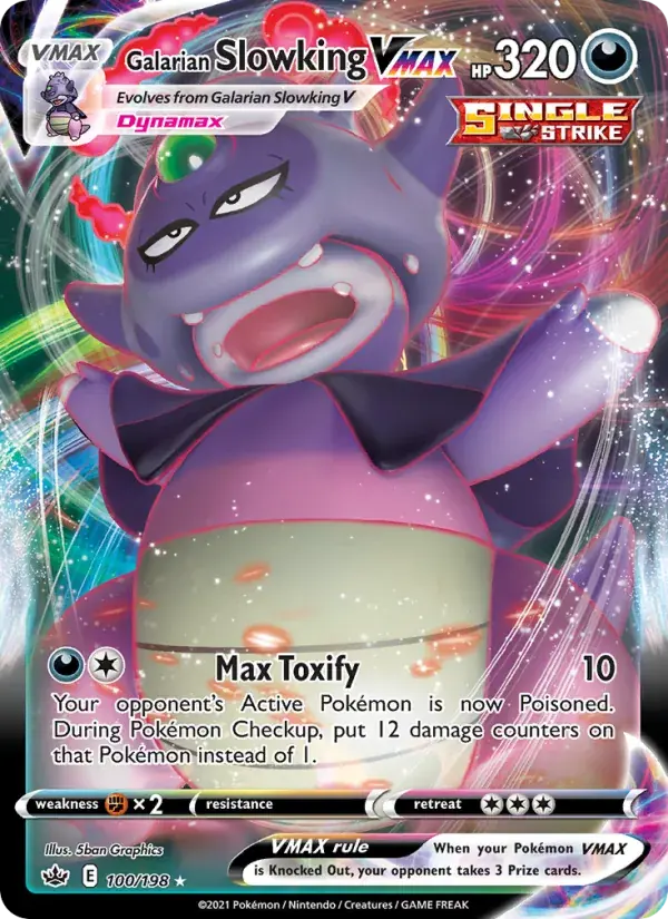 Galarian Slowking VMAX - 100/233 - Chilling Reign
