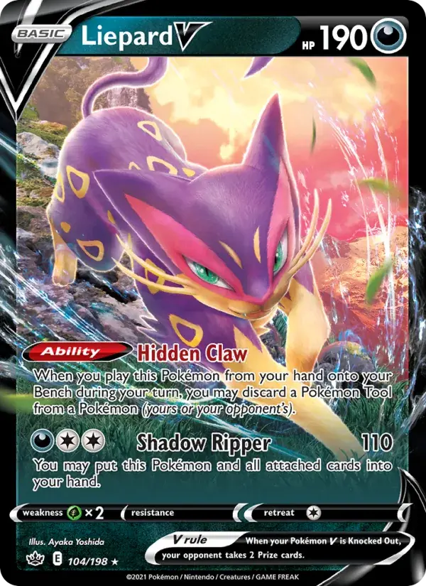 Liepard V - 104/233 - Chilling Reign