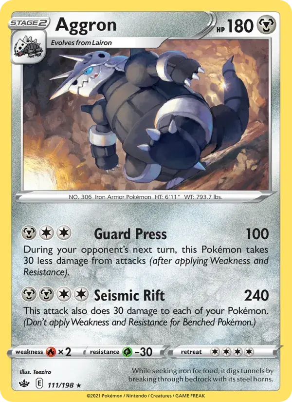 Aggron - 111/233 - Chilling Reign
