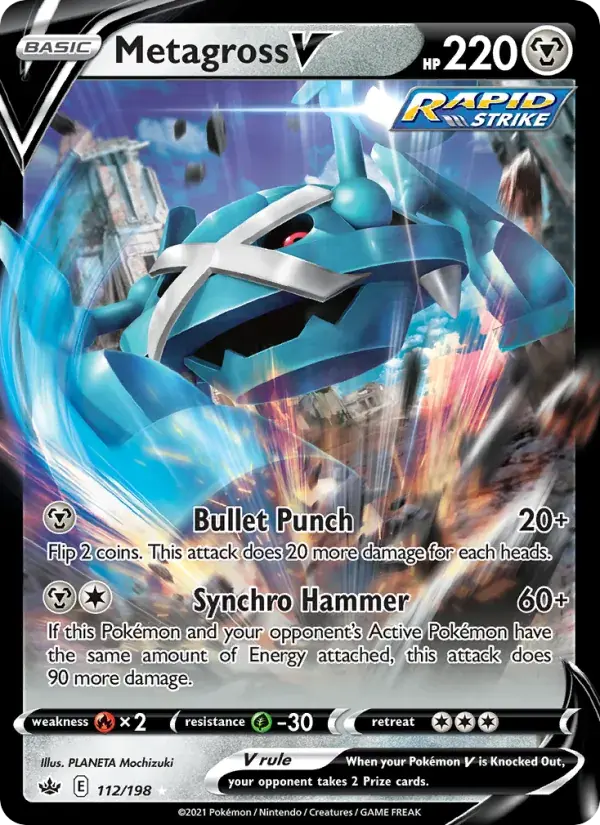 Metagross V - 112/233 - Chilling Reign