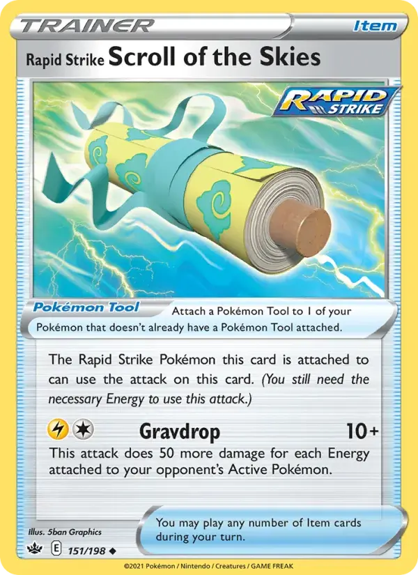 Rapid Strike Scroll of the Skies - 151/233 - Chilling Reign