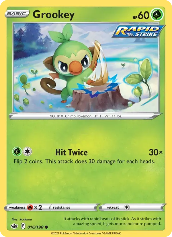 Grookey - 16/233 - Chilling Reign