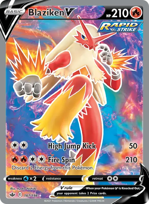 Blaziken V - 161/233 - Chilling Reign