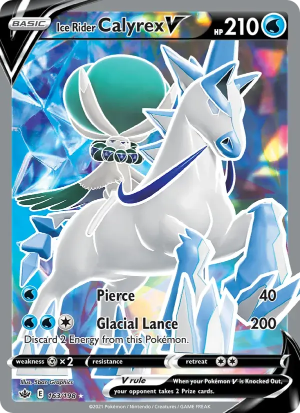 Ice Rider Calyrex V - 163/233 - Chilling Reign