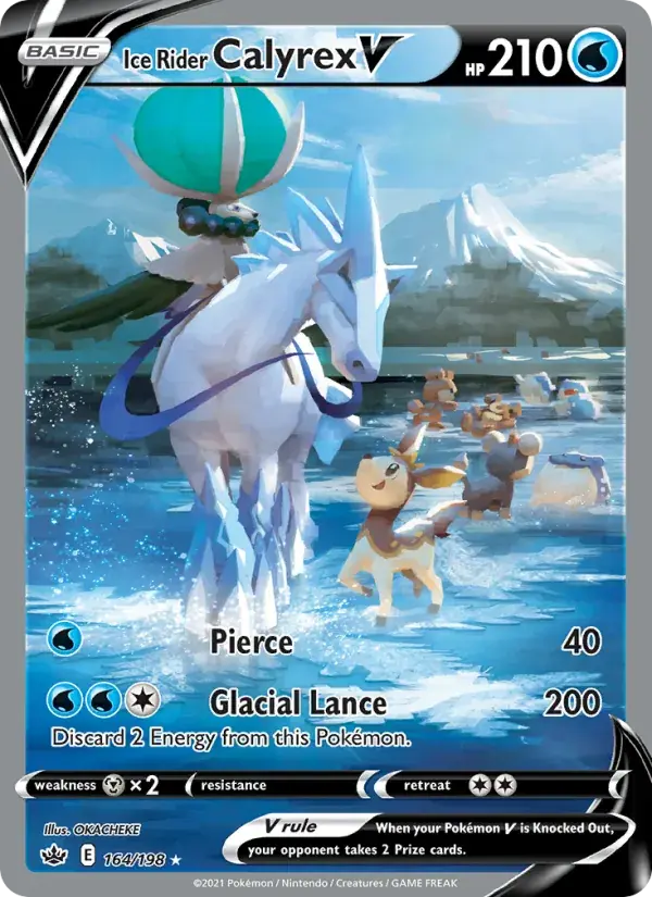 Ice Rider Calyrex V - 164/233 - Chilling Reign