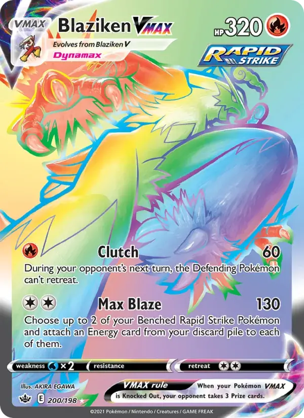 Blaziken VMAX - 200/233 - Chilling Reign