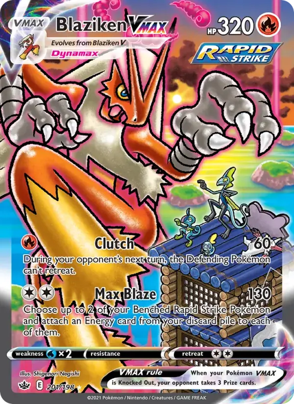 Blaziken VMAX - 201/233 - Chilling Reign