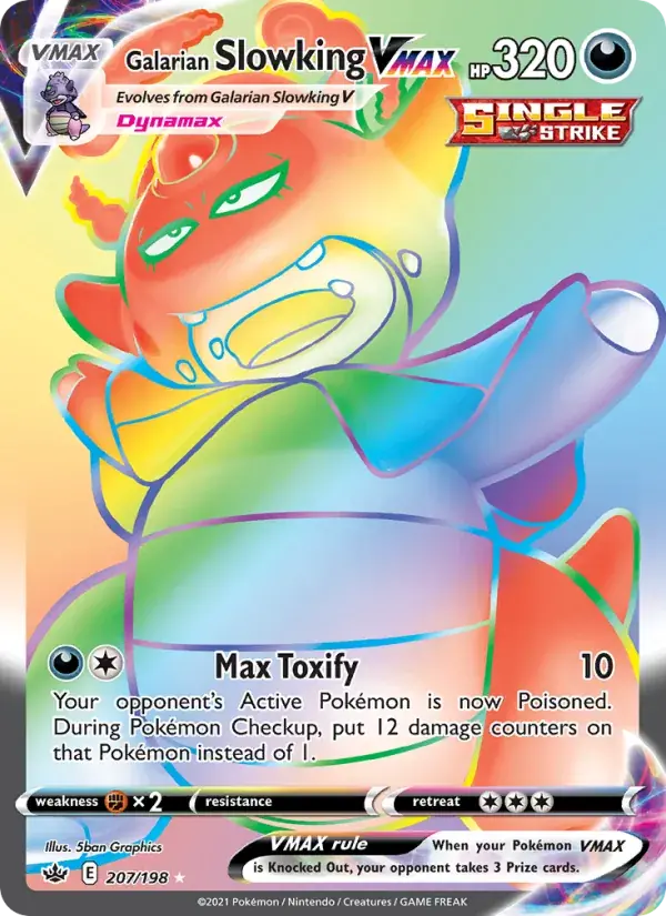Galarian Slowking VMAX - 207/233 - Chilling Reign