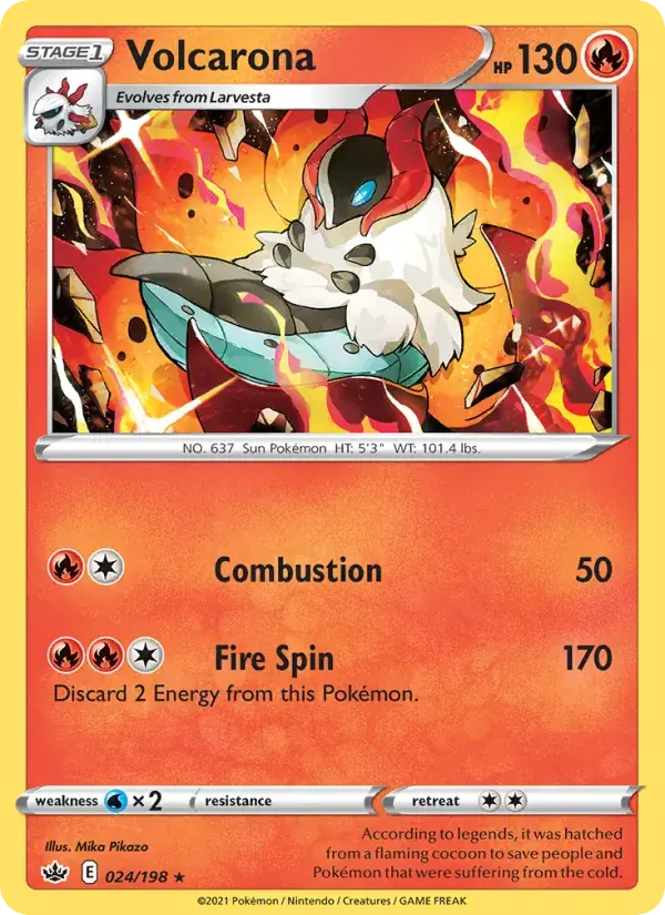 Volcarona - 24/233 - Chilling Reign
