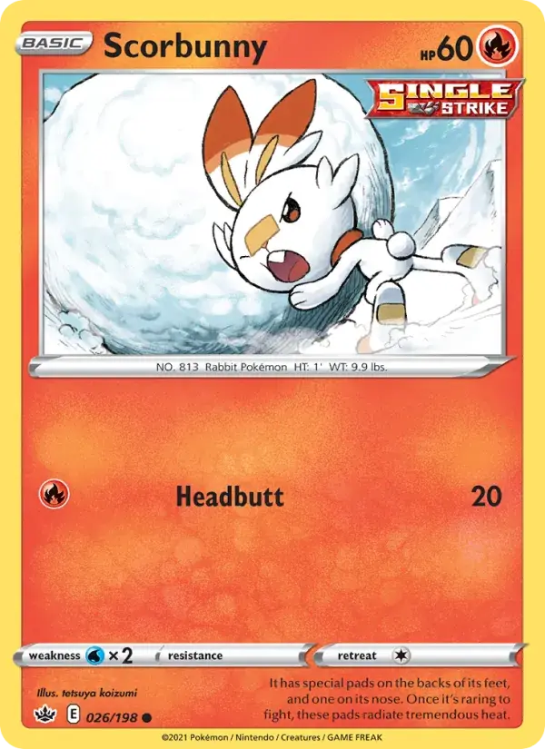 Scorbunny - 26/233 - Chilling Reign