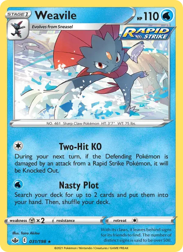 Weavile - 31/233 - Chilling Reign