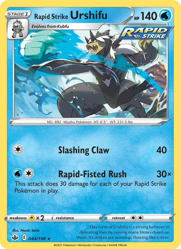 Rapid Strike Urshifu - 44/233 - Chilling Reign