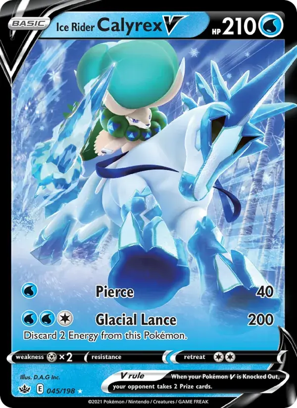 Ice Rider Calyrex V - 45/233 - Chilling Reign