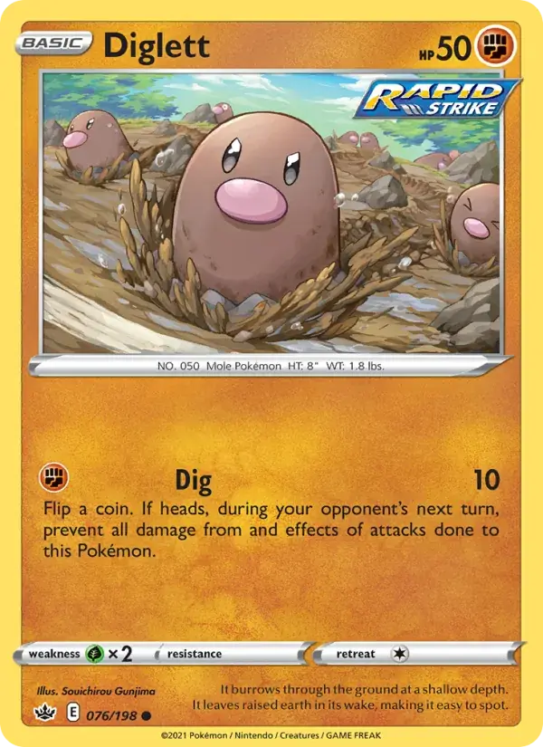 Diglett - 76/233 - Chilling Reign