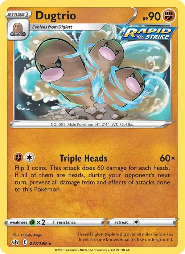 Dugtrio - 77/233 - Chilling Reign