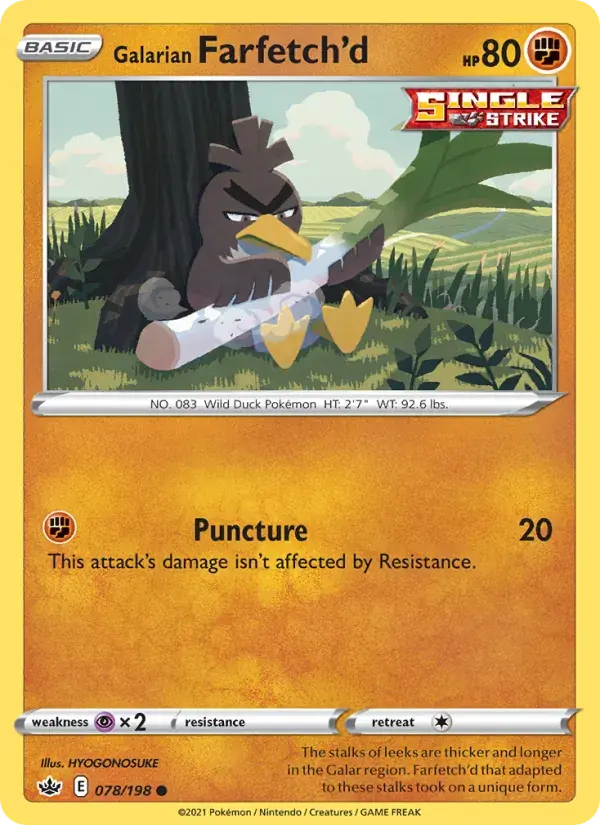 Galarian Farfetch'd - 78/233 - Chilling Reign