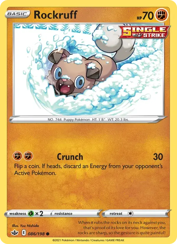Rockruff - 86/233 - Chilling Reign