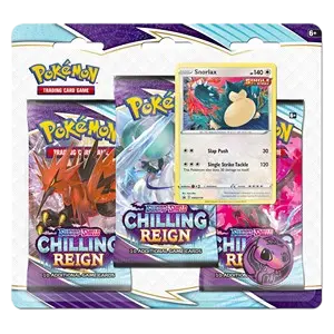 Chilling Reign: Snorlax 3-Pack Blister