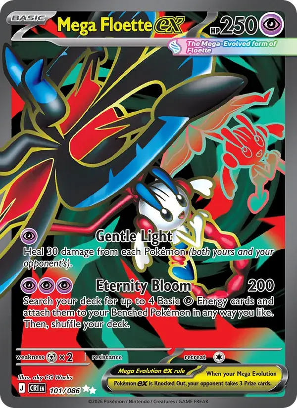 Mega Floette ex - 101/122 - Chaos Rising