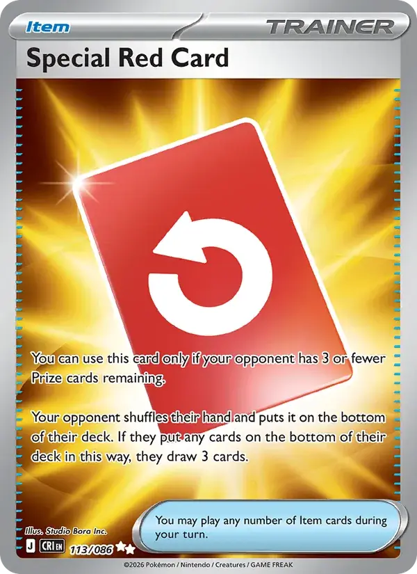 Special Red Card - 113/122 - Chaos Rising