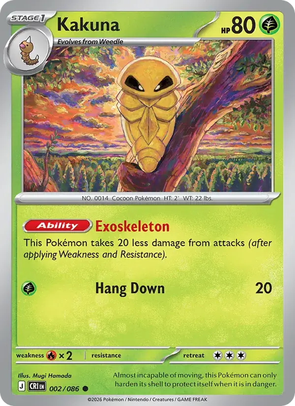 Kakuna - 002/122 - Chaos Rising