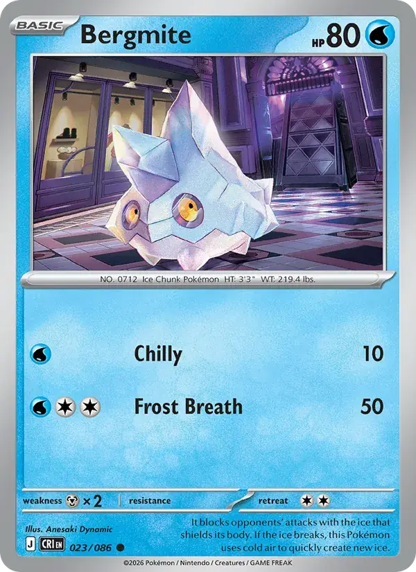 Bergmite - 023/122 - Chaos Rising