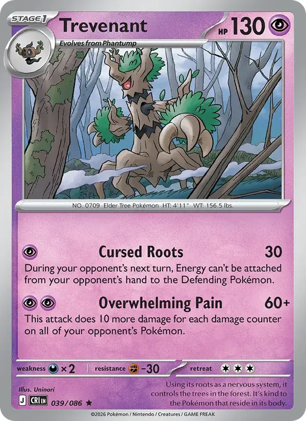 Trevenant - 039/122 - Chaos Rising