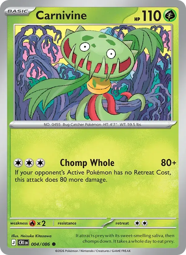 Carnivine - 004/122 - Chaos Rising