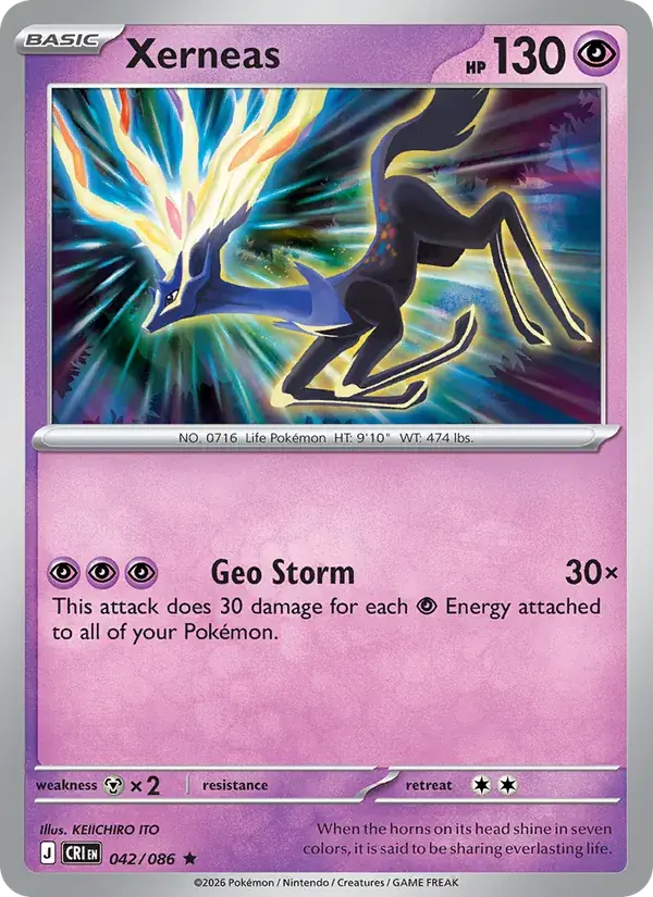 Xerneas - 042/122 - Chaos Rising
