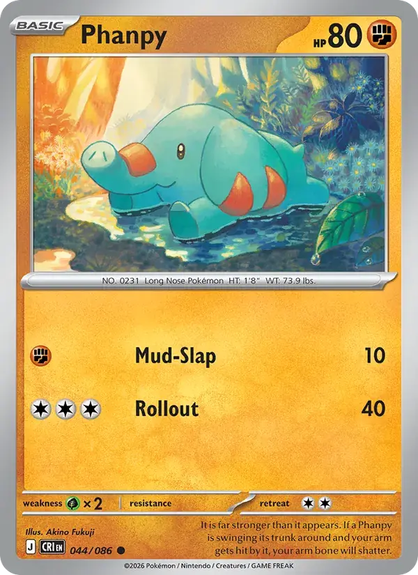 Phanpy - 044/122 - Chaos Rising