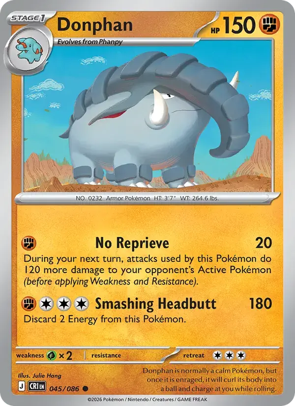 Donphan - 045/122 - Chaos Rising