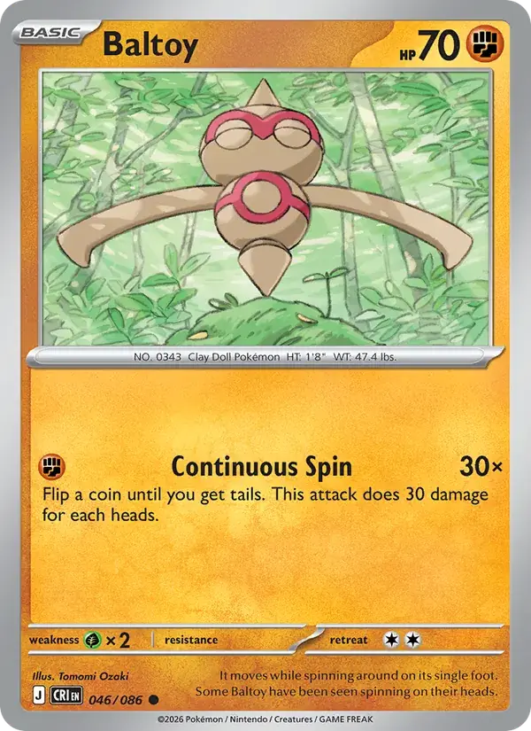 Baltoy - 046/122 - Chaos Rising