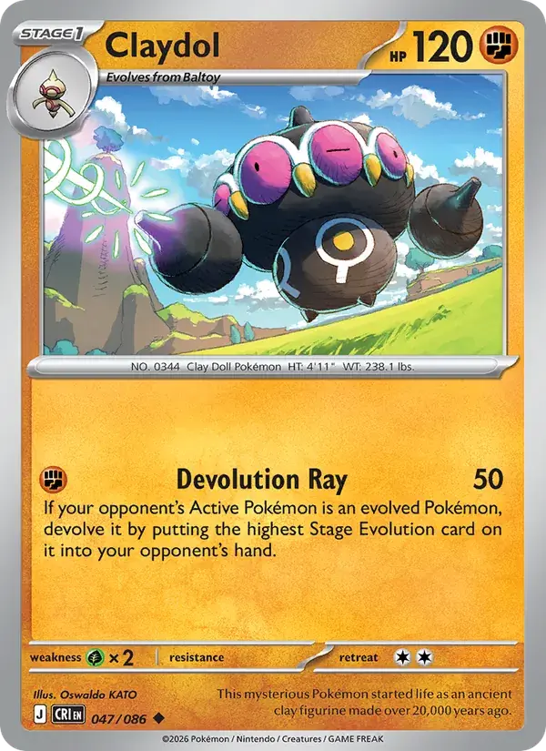 Claydol - 047/122 - Chaos Rising