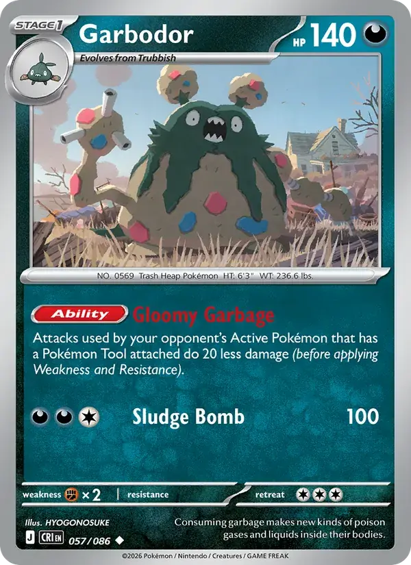 Garbodor - 057/122 - Chaos Rising