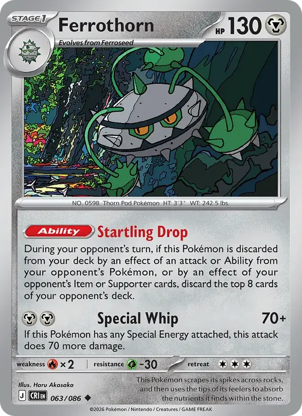 Ferrothorn - 063/122 - Chaos Rising