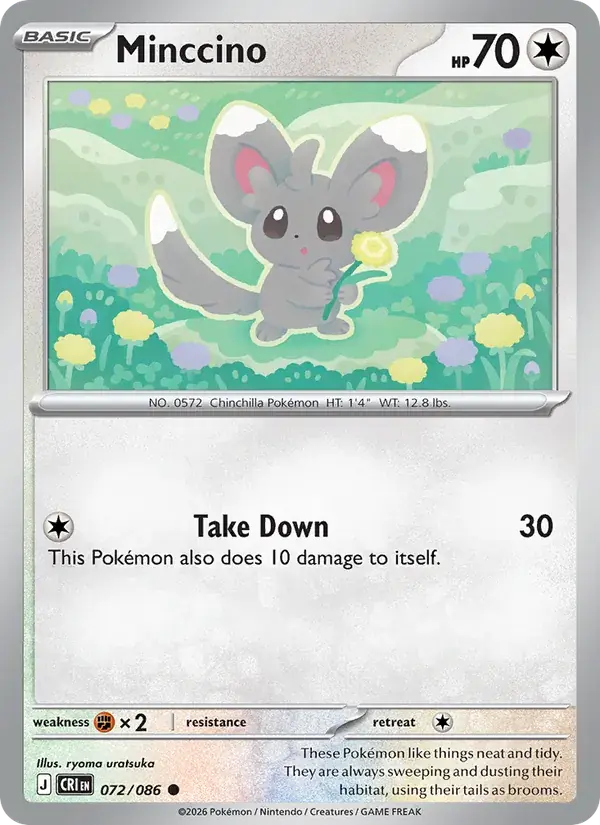 Minccino - 072/122 - Chaos Rising