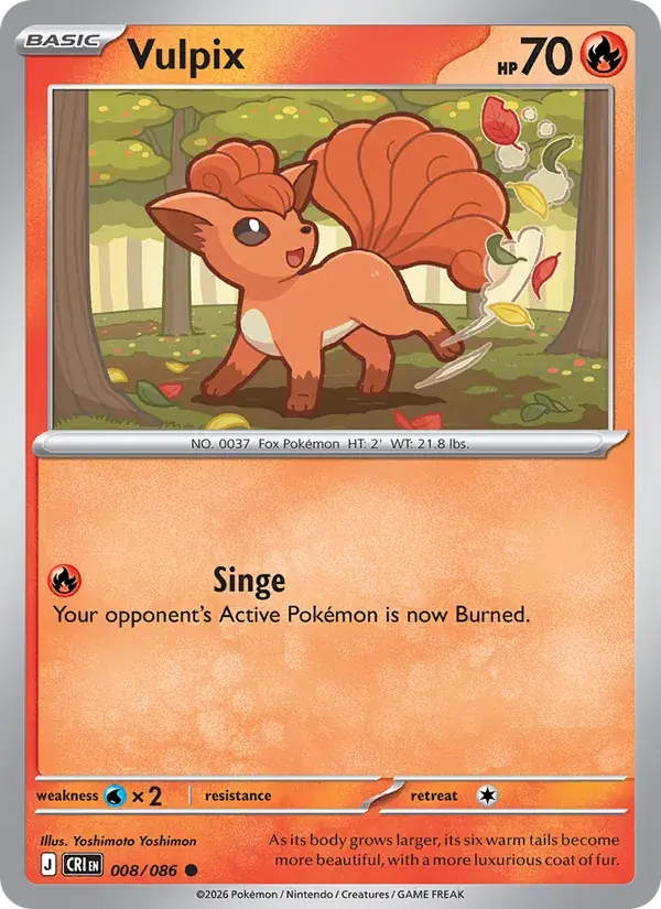Vulpix - 008/122 - Chaos Rising