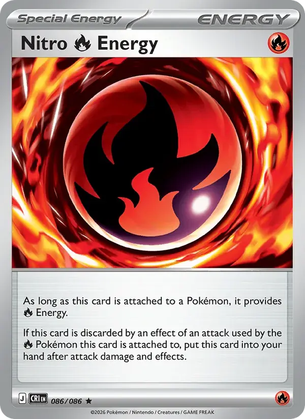 Nitro Fire Energy - 086/122 - Chaos Rising