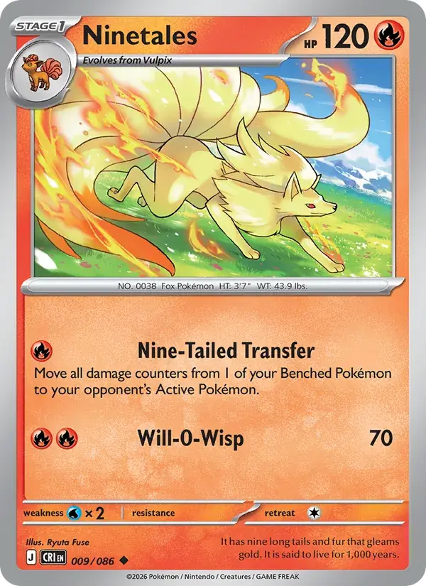 Ninetales - 009/122 - Chaos Rising