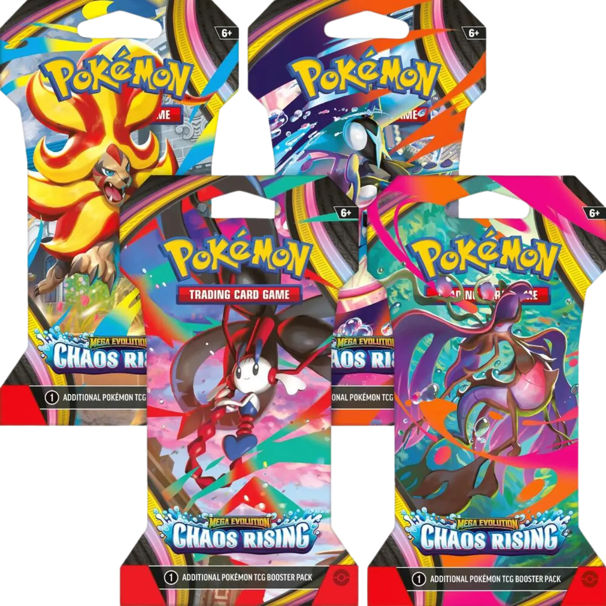 Chaos Rising: Sleeved Booster Pack Art Set
