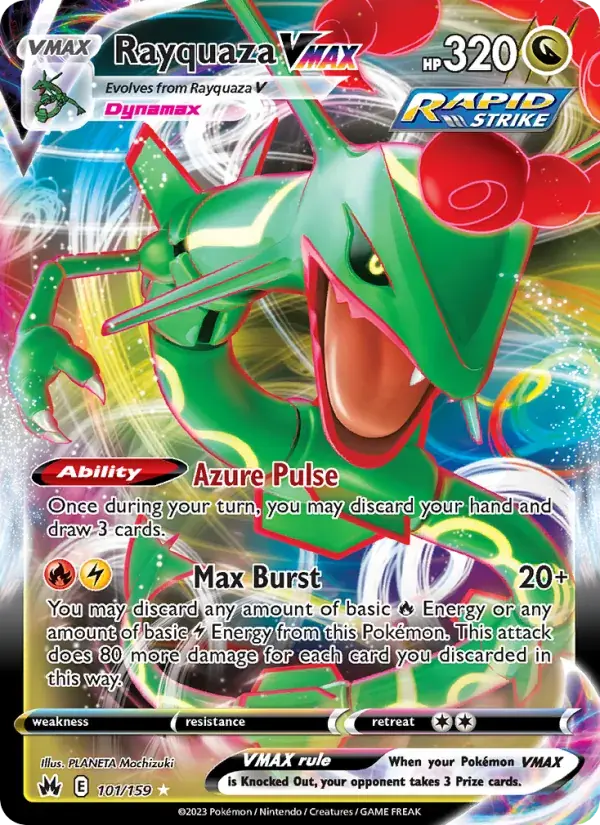 Rayquaza VMAX - 101/160 - Crown Zenith